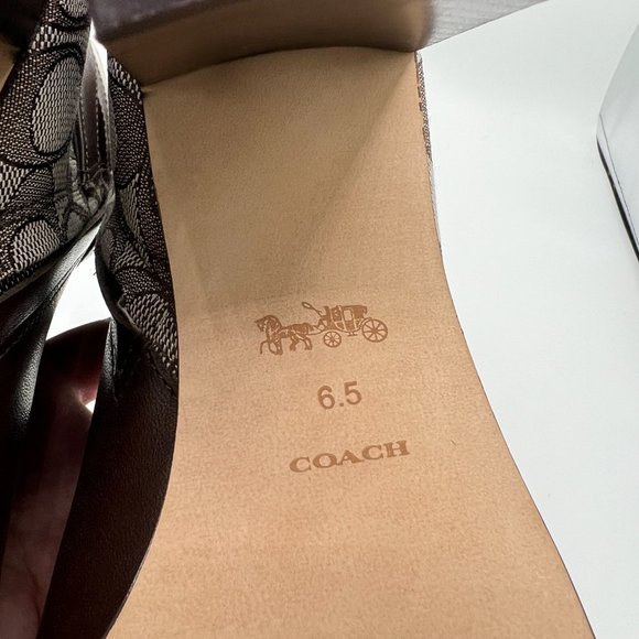 COACH Olivia Signature Jacquard Ankle Booties - Picture 10 of 13